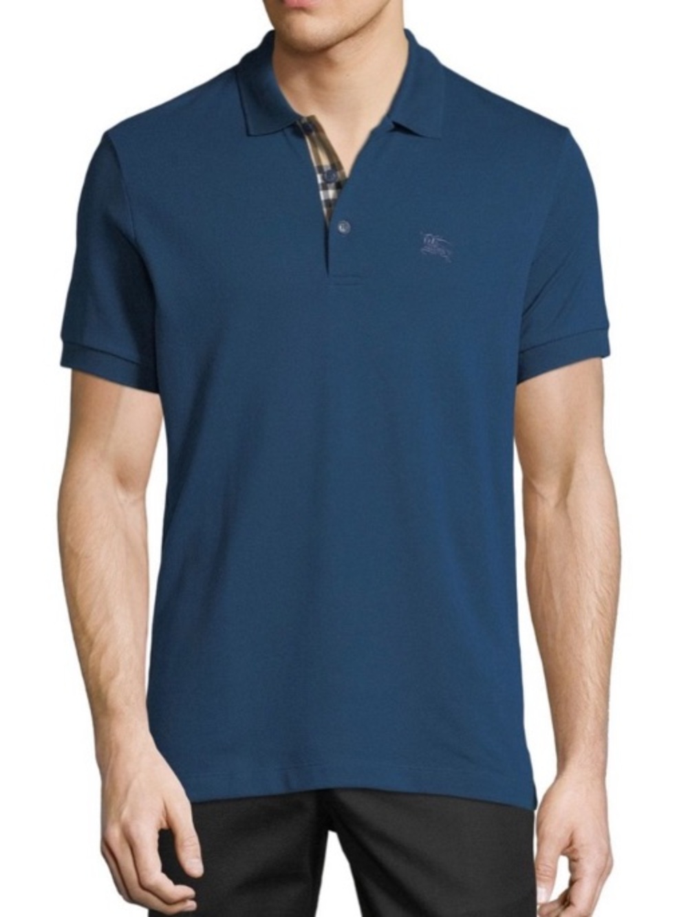 Burberry Brit Deep Teal Short-Sleeve Polo Size Medium